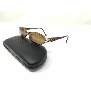 Easyclip Easy Clip S2496 010 Eyeglasses Frame With Polarized Clip On Chocolate